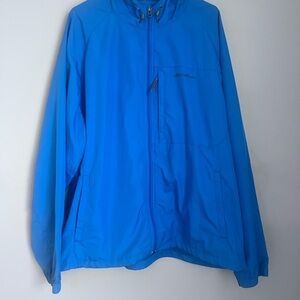 Eddie Bauer Men's Vibrant Blue Windbreaker. Extra large tall men’s